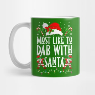 Most Likely To DAB With Santa Mug